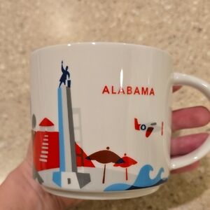 Starbucks You Are Here Collection Alabama Mug